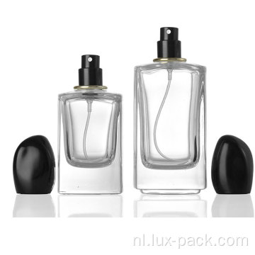 Cosmetisch glazen deksel parfum flesverpakking